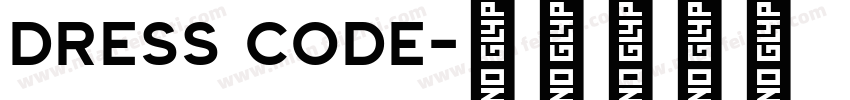 dress code字体转换
